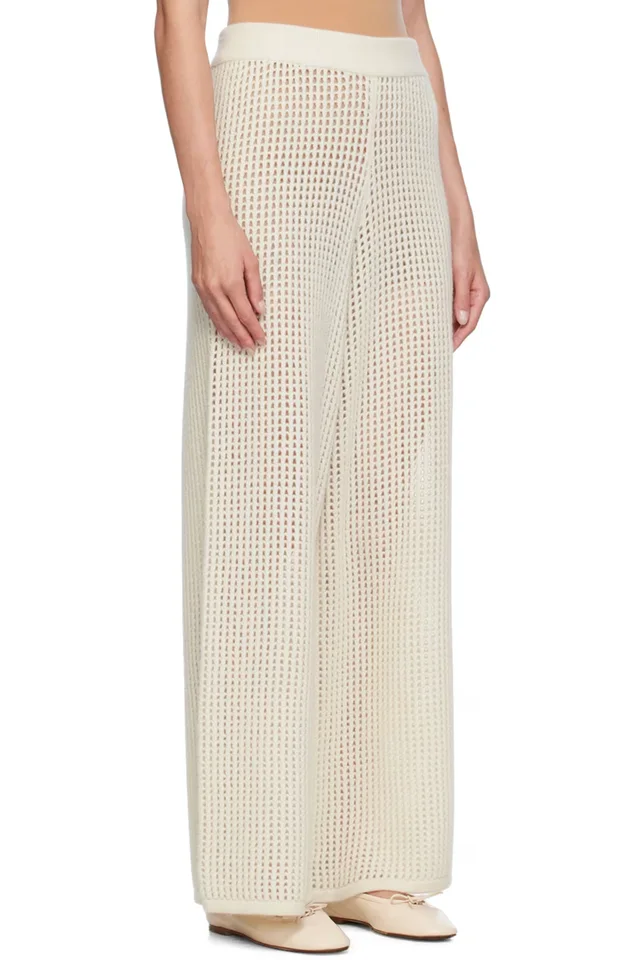 LISA YANG Off-White Mei Lounge Pants, photo 2 of 4 from SSENSE