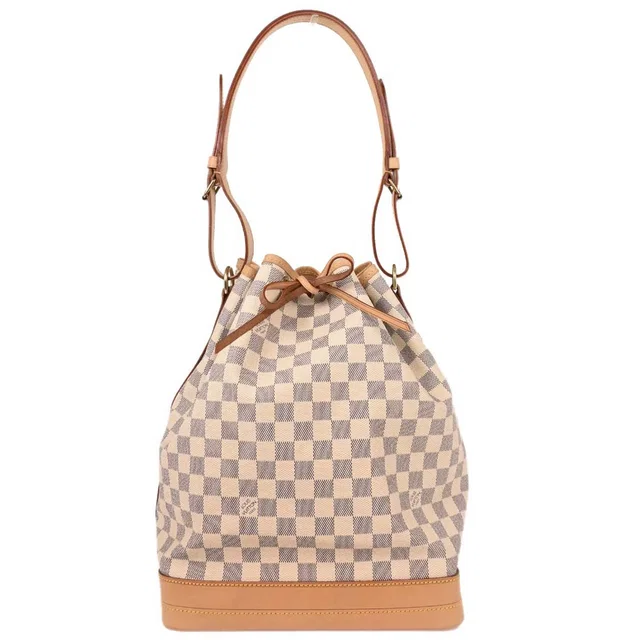 Louis Vuitton 2007 Damier Azur Noe Bucket Shoulder Bag N42222 in Canvas from AMORE Vintage Tokyo