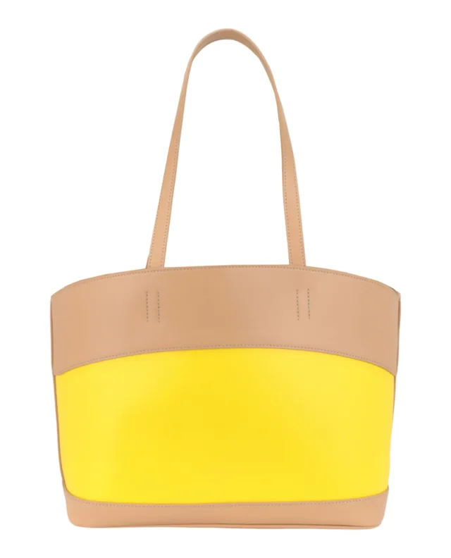 Salvatore Ferragamo Charming Meduim Leather Tote Bag in multi, photo 4 of 6 from ShopSimon