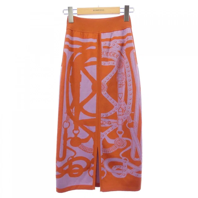 Hermès Skirt Orange in Orange from The Reluxe