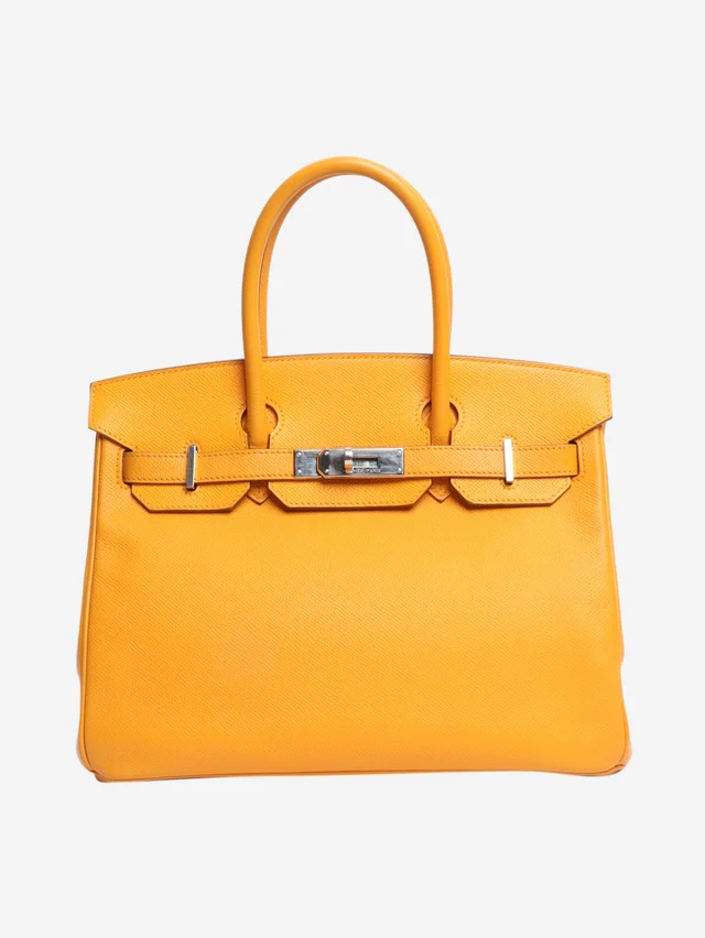Hermès Yellow 2012 Birkin 30 bag in Yellow Epsom leather from Sign of the Times