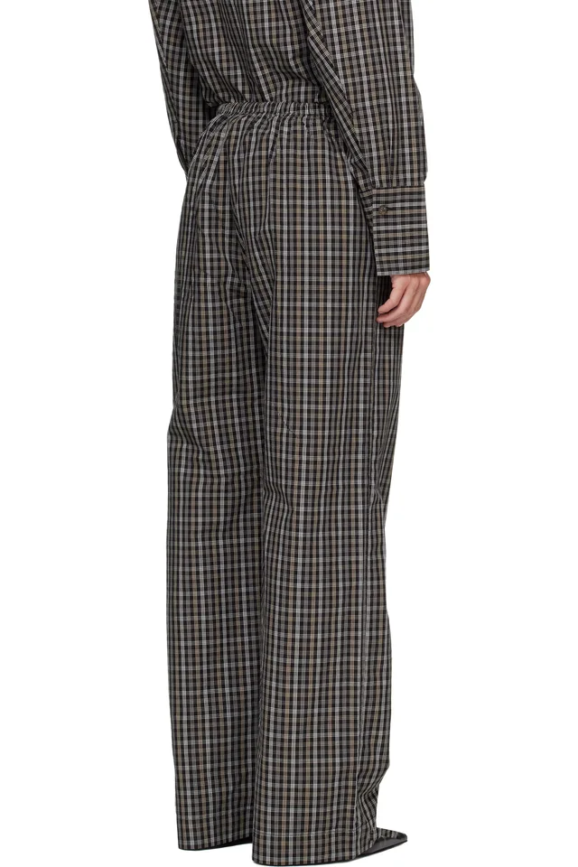 Róhe Black Relaxed-Fit Trousers, photo 3 of 4 from SSENSE