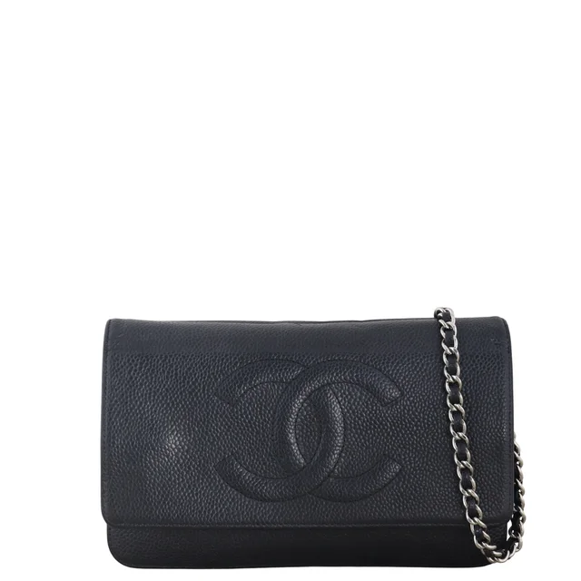 Chanel Timeless Wallet on Chain in Caviar leather from Luxe.It.Fwd