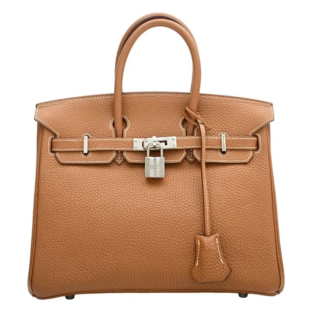 Hermès 2005 Birkin 25 Gold in Gold Togo leather from VINTAGE QOO TOKYO