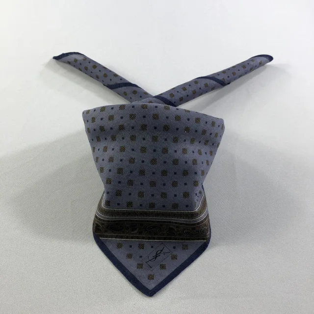 Saint Laurent Handkerchief Neckerchief Bandana H2204 in multicolor Silk from Grailed