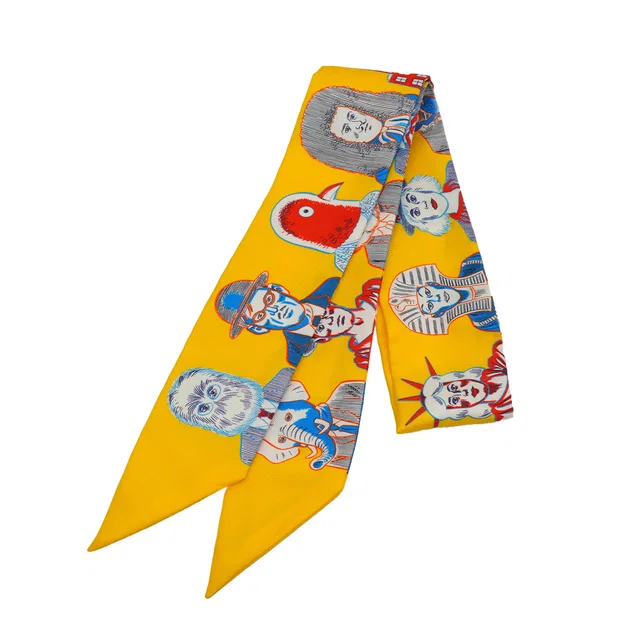 Hermès Twilly Dress Code Scarf Multicolor Silk in Multicolor Silk from Luxury Promise