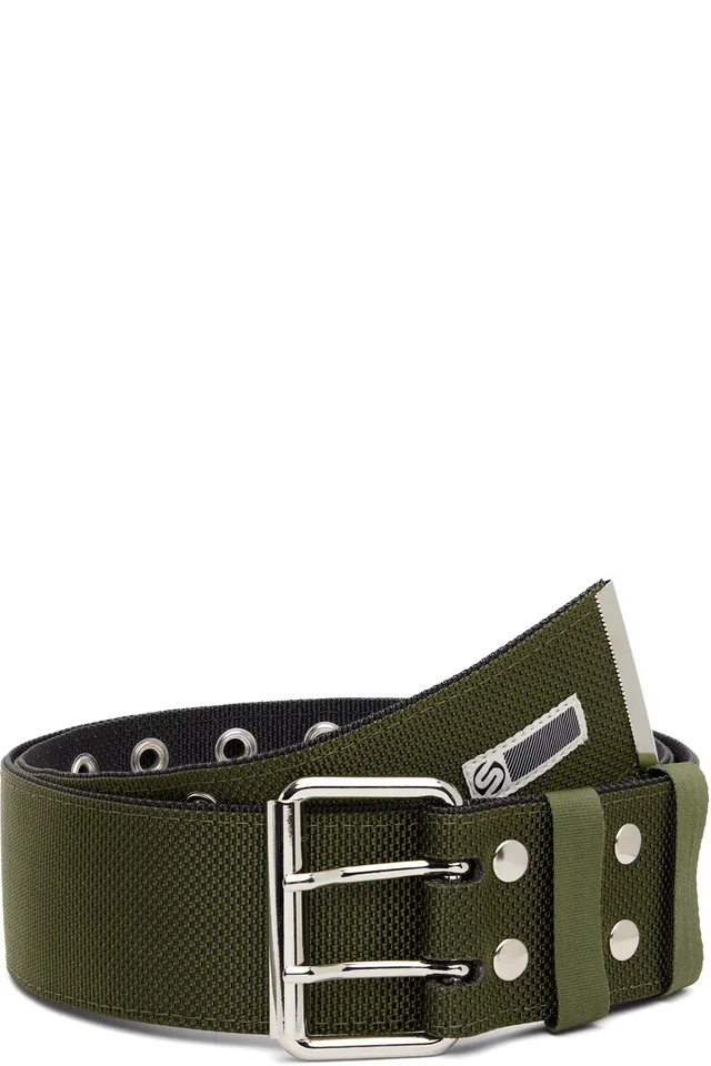 Khaki Nylon Belt, image 1 of 1 from SSENSE
