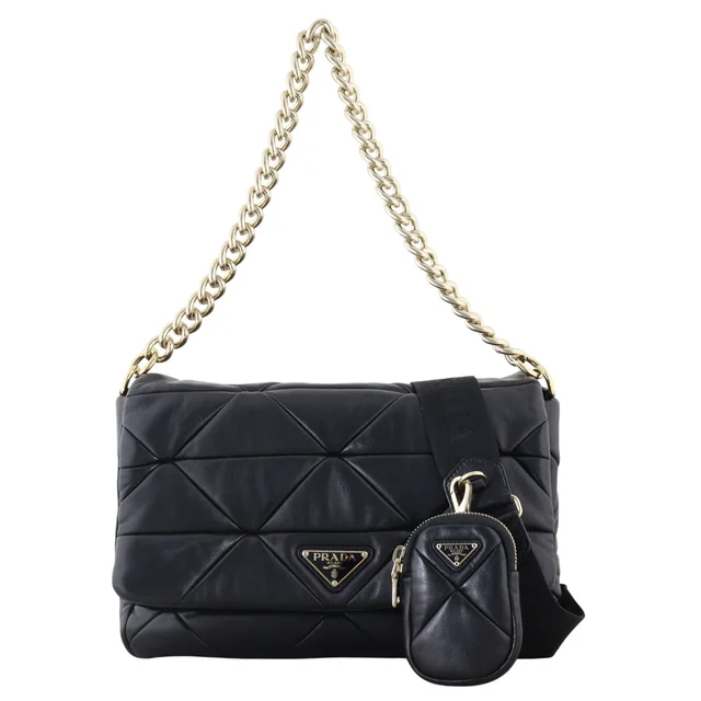 Prada System Nappa Patchwork Crossbody Bag in Nappa leather from Luxe.It.Fwd