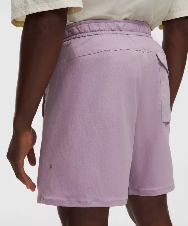lululemon UV-Protective Relaxed Hike Short 6" in Lotus Lavender, photo 7 of 8 from lululemon