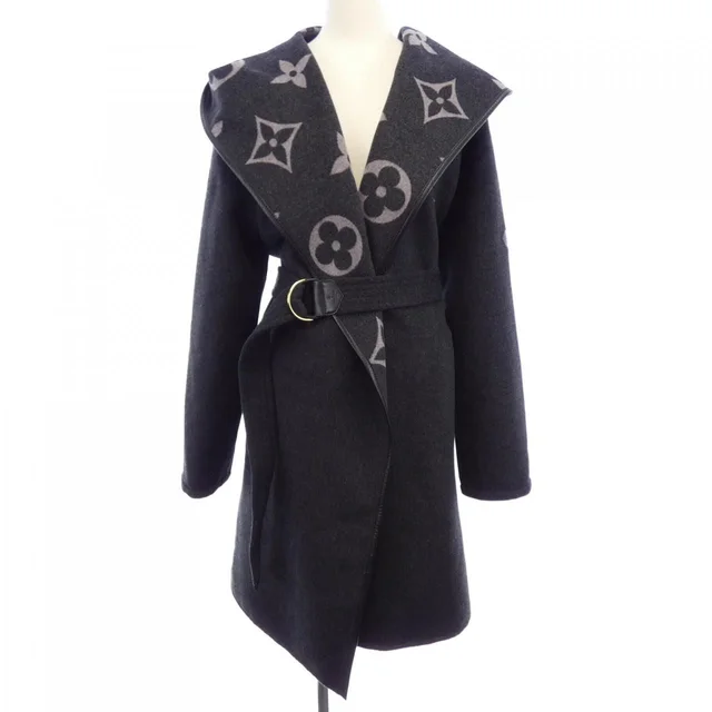 Louis Vuitton Coat Gray in Grey from The Reluxe