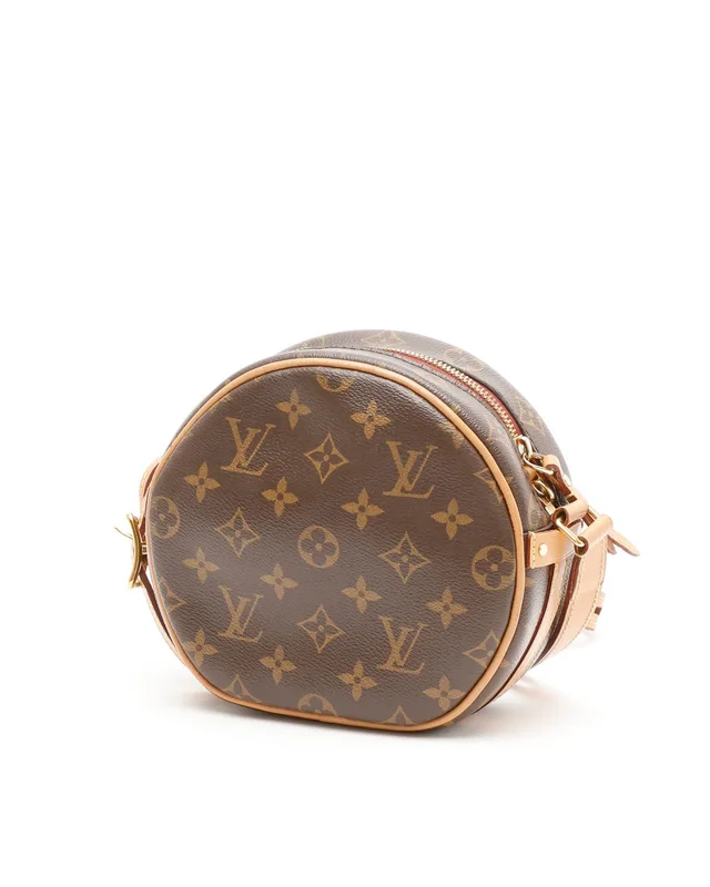 Louis Vuitton Monogram Boite Chapeau Souple PM Crossbody Bag in Denim from A Retro Tale, photo 2 of 9