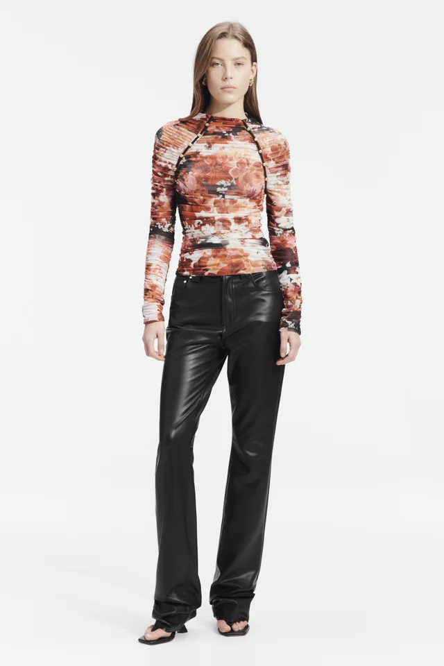 AJE Carline Gathered Mesh Top from Aje, photo 1 of 1