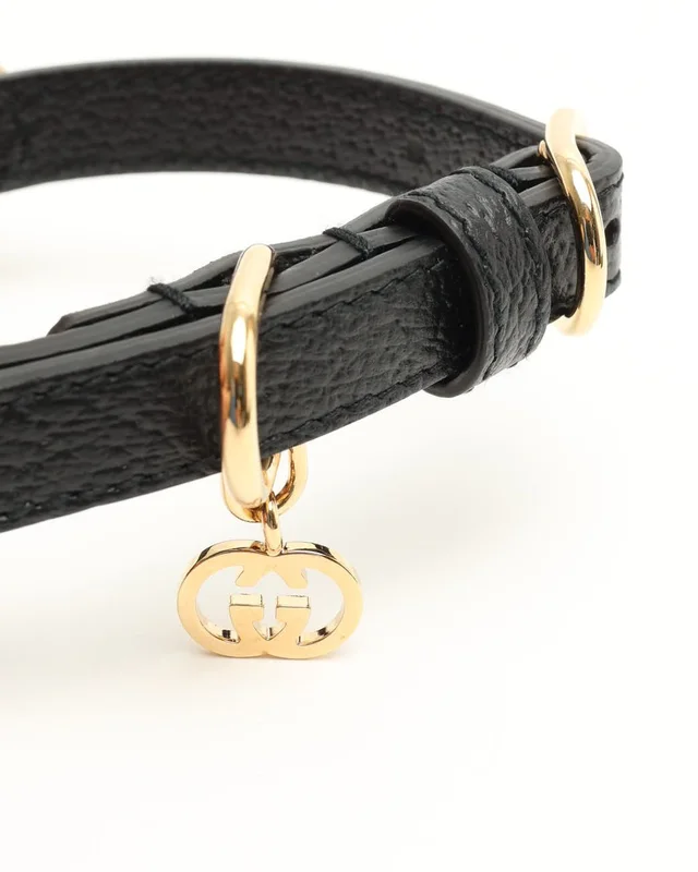 Gucci GG Pet Collar in Caviar leather from A Retro Tale, photo 4 of 6