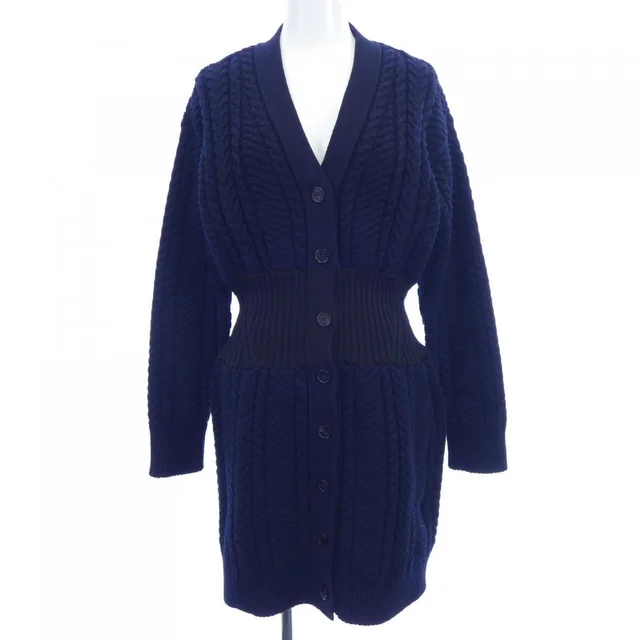 【クーポン対象商品】アレキサンダーマックイーン ALEXANDER McQUEEN 667782 ロングカーディガン in Navy type M from KOMEHYO