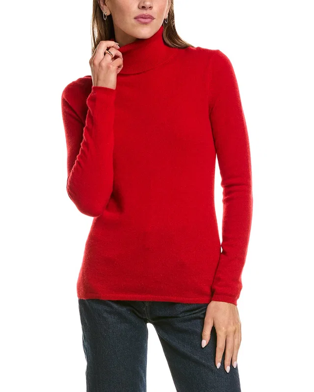 InCashmere Basic Turtleneck 100% Cashmere Sweater, image 1 of 1 from Rue La La