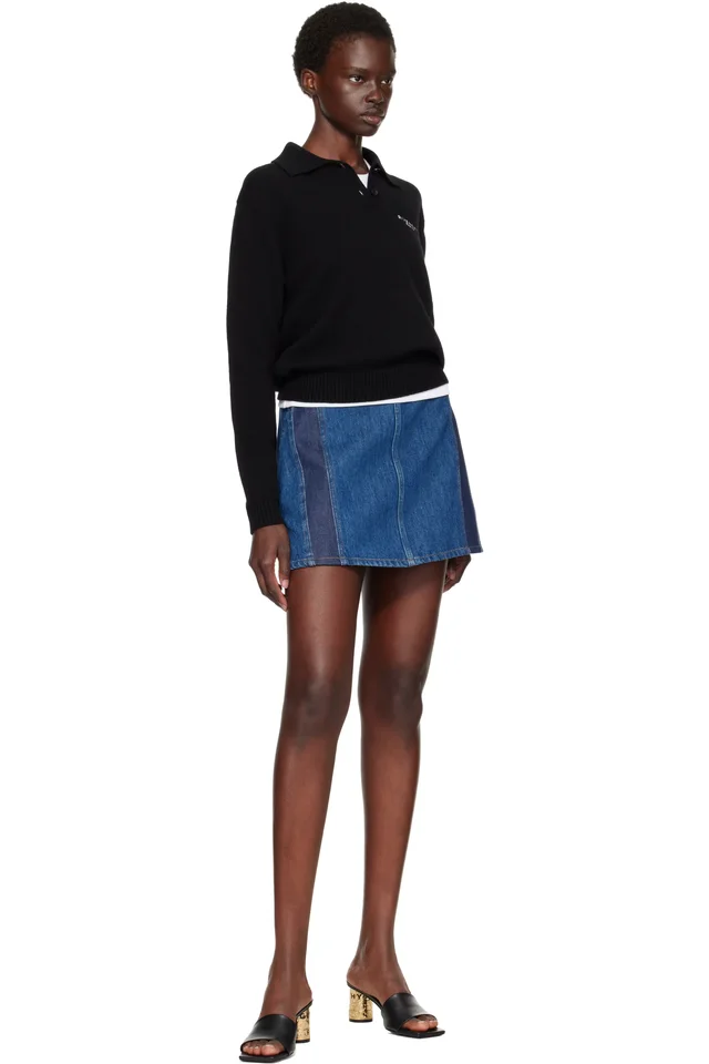 Givenchy Black Wool & Cashmere Polo, photo 4 of 4 from SSENSE