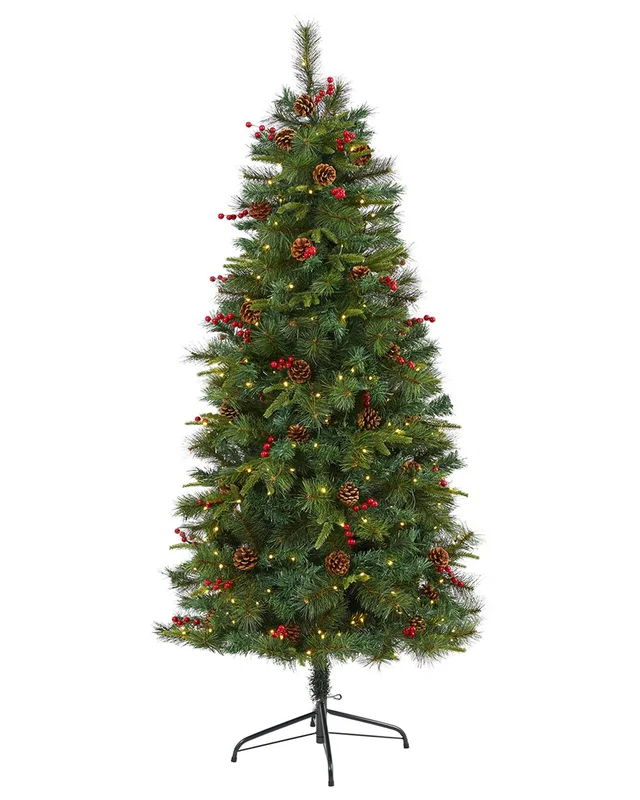 Nearly Natural 6Ft. Mixed Pine Artificial Christmas Tree, image 1 of 1 from Rue La La