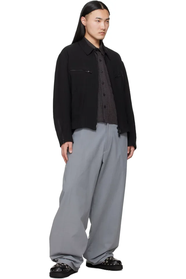 Toga Virilis Black Eyelet Metal Sabot Slip-on Loafers, photo 5 of 5 from SSENSE