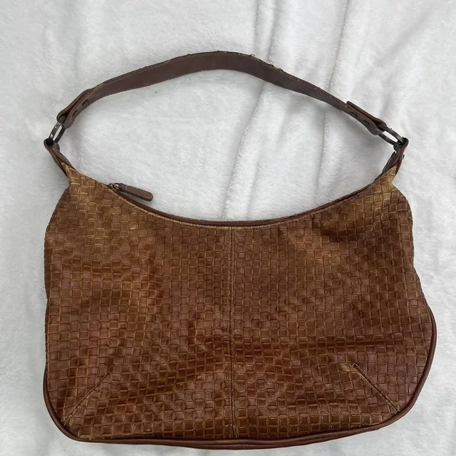 Bottega Veneta Women's Shoulder bags - Brown in red|brown from Depop, photo 1 of 1