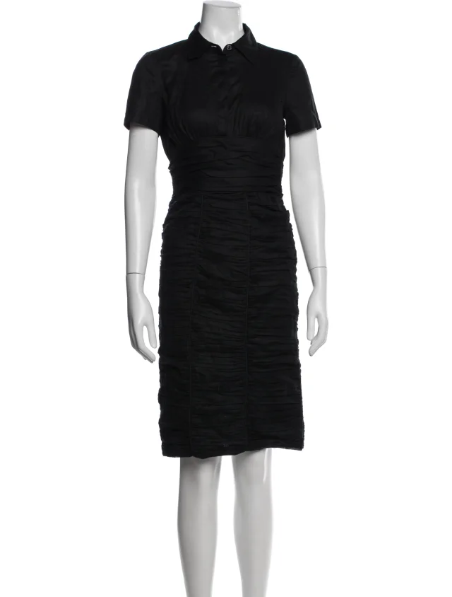 Burberry Knee-Length Dress in black from The RealReal