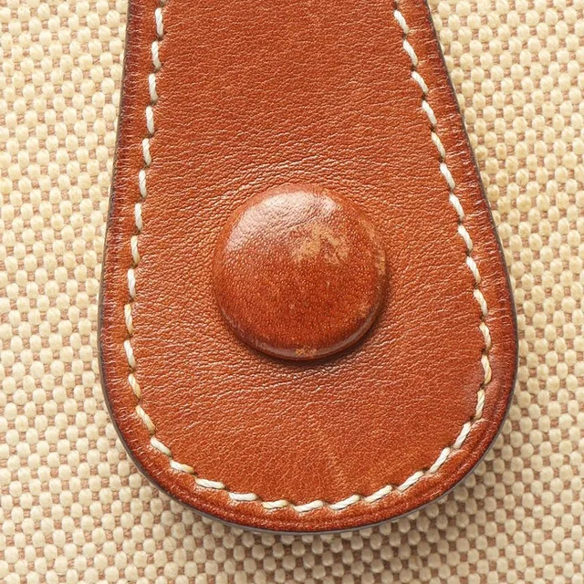 Hermès Clemence Toile Evelyne GM Bag in Clemence leather from A Retro Tale, photo 6 of 12