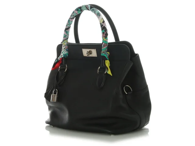 Hermès Swift Toolbox 26 in Black Swift leather from Ann's Fabulous Finds, photo 3 of 10