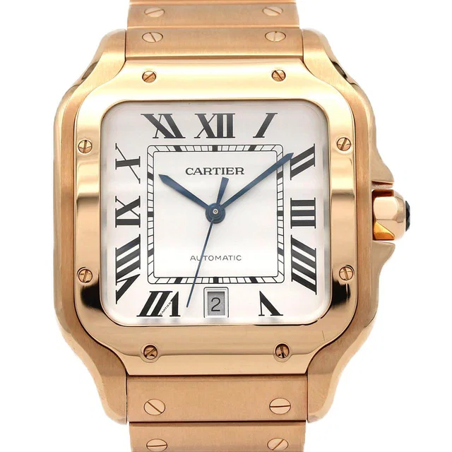 Santos de Cartier LM Au750 Automatic Watch from LuxUness