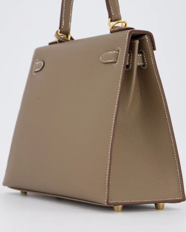 Hermès Kelly 25 Sellier in Taupe Epsom leather from Sellier, photo 11 of 23