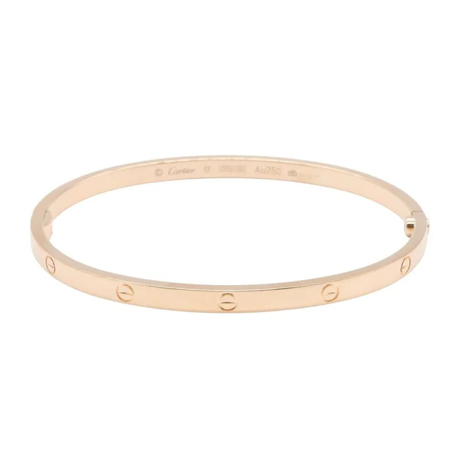 Cartier Bracelet Love SM 16 18K Pink Gold in Pink from The Reluxe