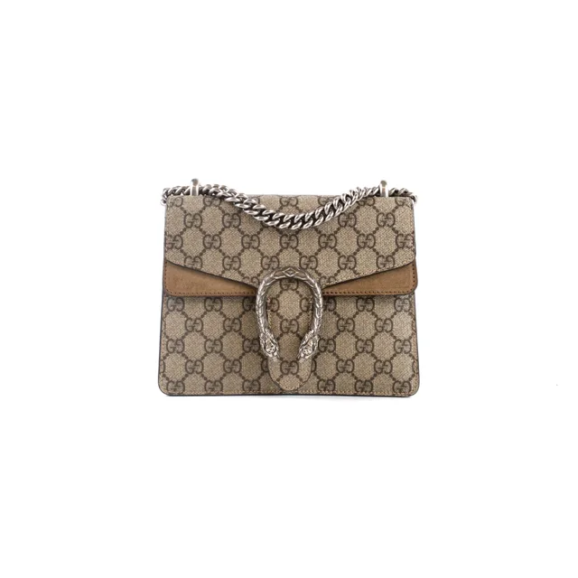 Gucci Mini Dionysus Beige in Beige Suede from The Purse Affair