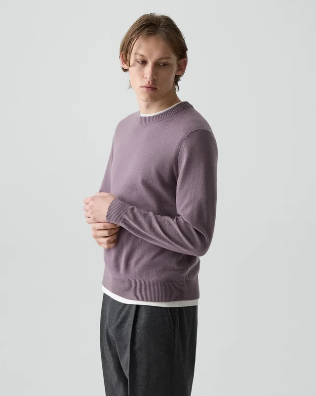 Theory Hilles Crewneck Sweater in Cashmere, photo 3 of 6 from Theory