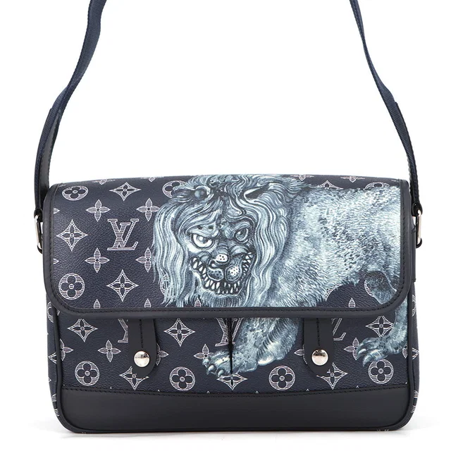 Louis Vuitton Messenger NavyM54248 Monogram・Savannah Chapman Brothers Size PM from GALLERY RARE