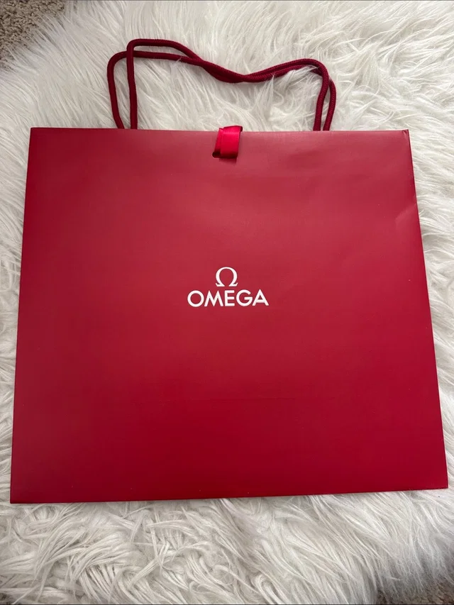 Omega Tote Shopping Bag With Rope Handles in red from Poshmark, photo 1 of 1