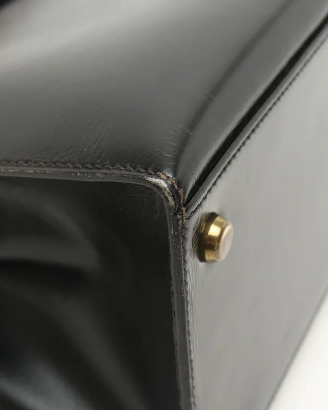 Hermès Kelly Sellier 32 Box Bag in Box leather from A Retro Tale, photo 7 of 14