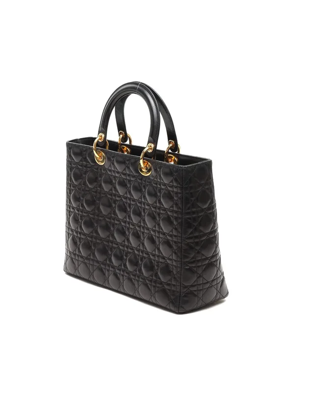 Large Lady Dior Bag in Leather from A Retro Tale, photo 3 of 11