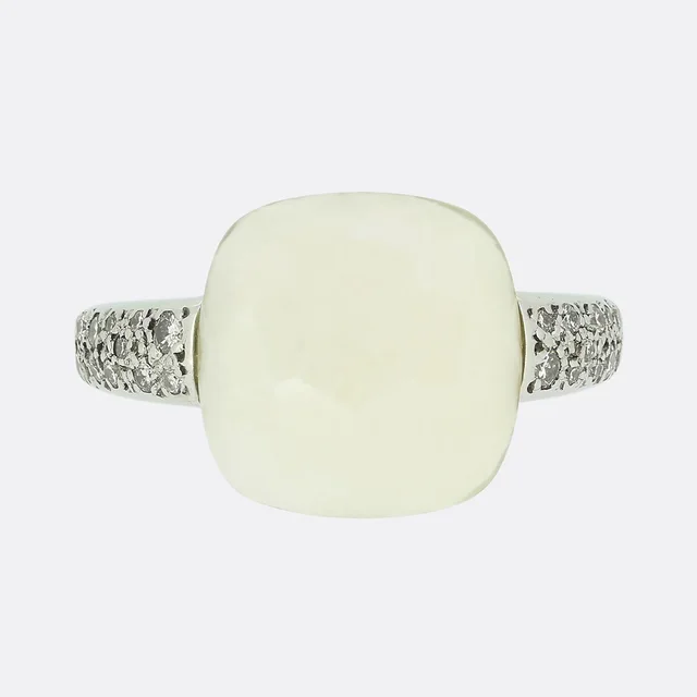 Pomellato Opal and Diamond Ring from The Vintage Jeweller