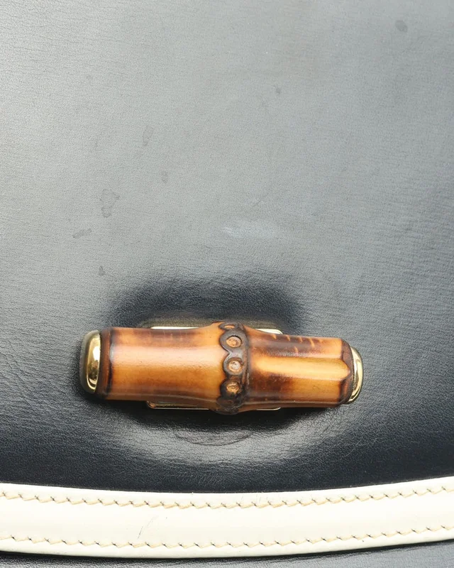 Gucci Bamboo 1947 Medium Top Handle Bag in Leather from A Retro Tale, photo 7 of 9