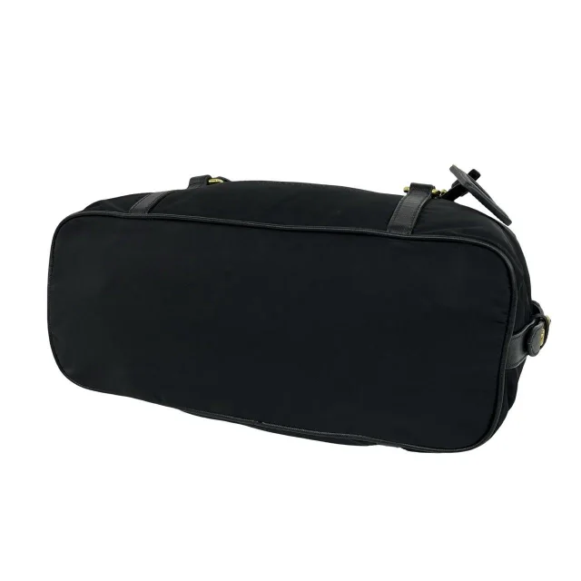 Prada Leather Tote Bag in Black Nylon from LuxUness, photo 8 of 10