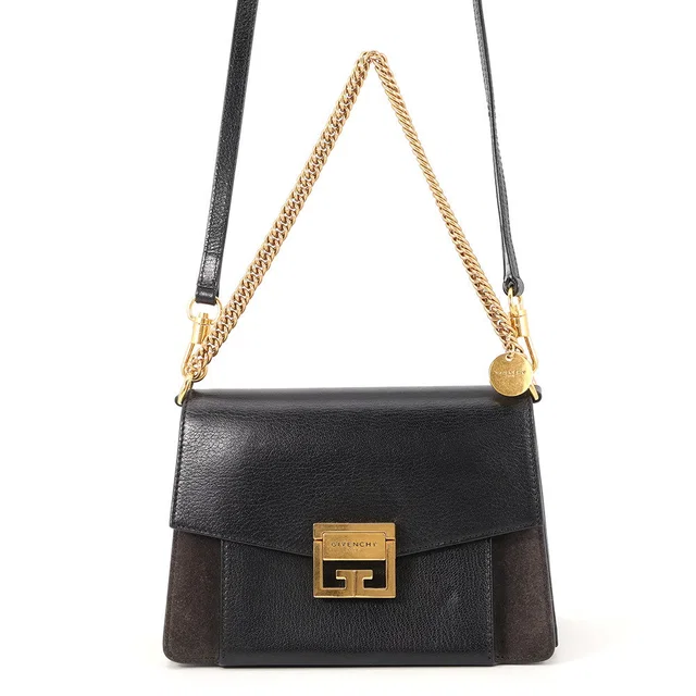 Givenchy GV3 2wayShoulder Bag BlackBB501CB033 Leather suede Size Small in Suede from GALLERY RARE