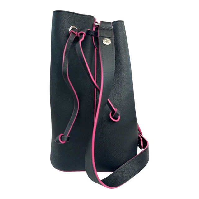 Louis Vuitton Black Lockme Bucket Bag Black in Black from Luxury Promise, photo 2 of 2