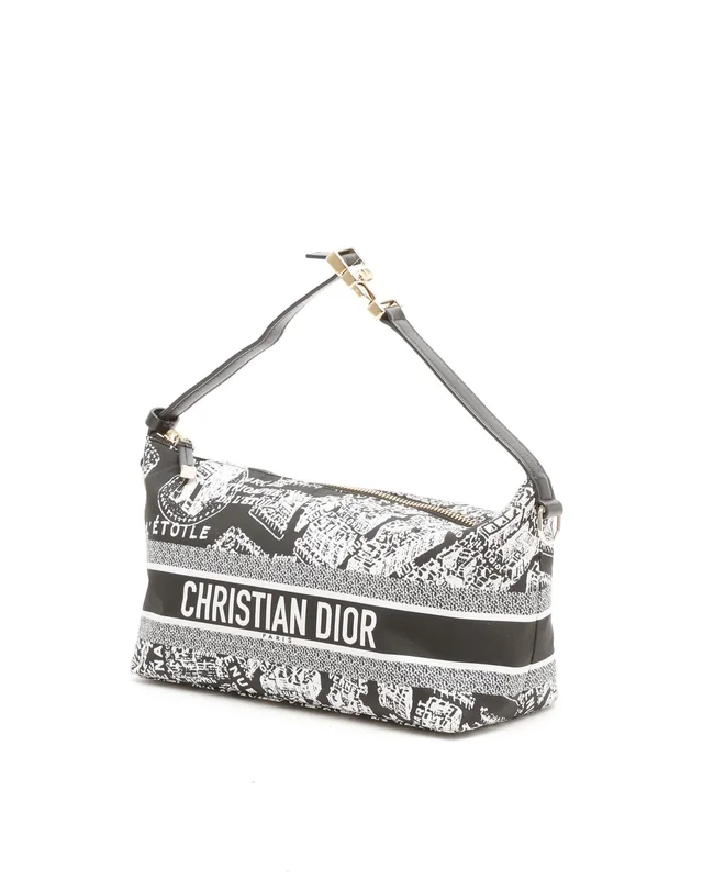 Dior Medium Oblique DiorTravel Nomad Pouch in Leather from A Retro Tale, photo 2 of 8