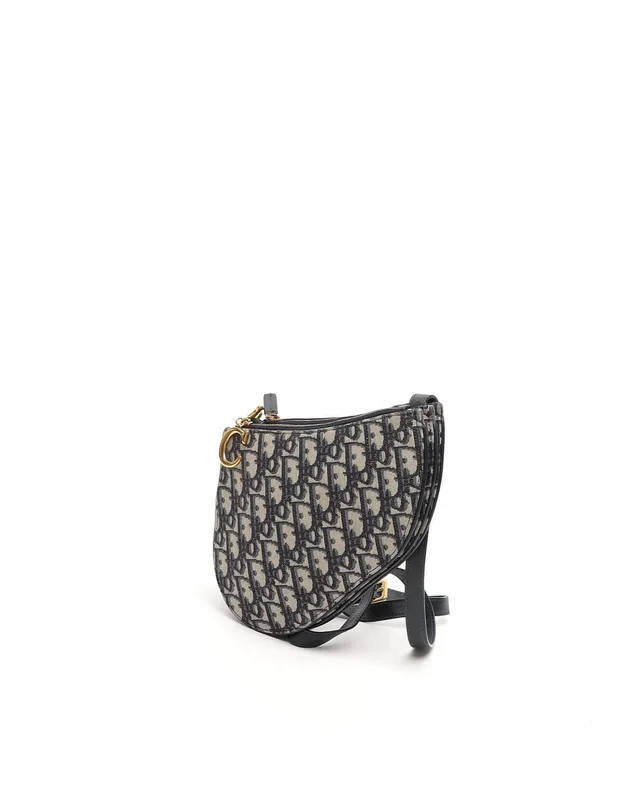 Dior Saddle Oblique Trio Pouch Bag in Canvas from A Retro Tale, photo 2 of 7