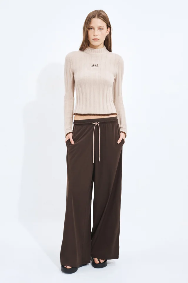 Athletica Mock Neck Rib Knit Top from Aje, photo 1 of 1