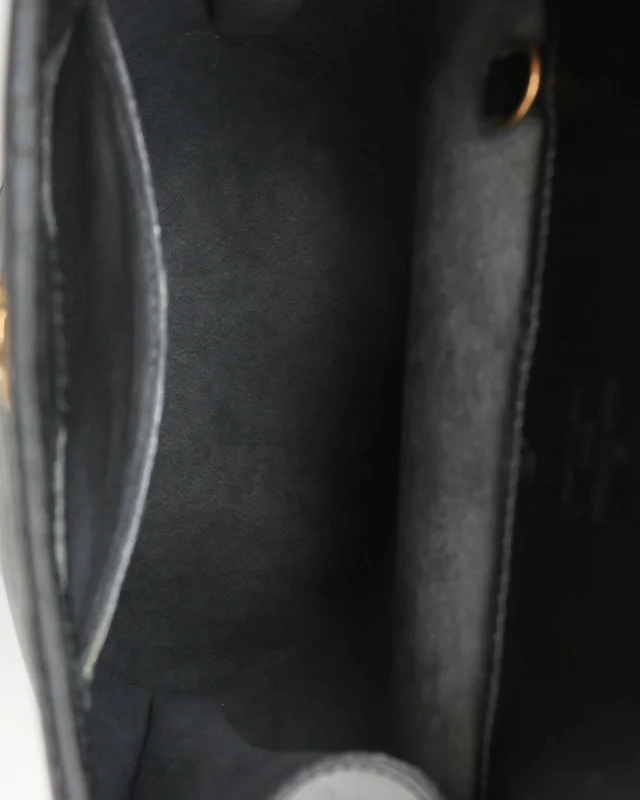 Louis Vuitton Epi Black Cluny Shoulder Bag in Black Leather from A Retro Tale, photo 8 of 9