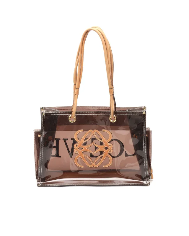 Loewe Transparent Amazona Tote Bag in Leather from A Retro Tale, photo 7 of 8