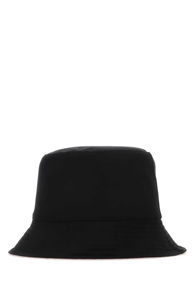 Alexander McQueen 7354604419q Logo-Embroidered Bucket Hat — Black in Black Nylon from HEWI, photo 2 of 2