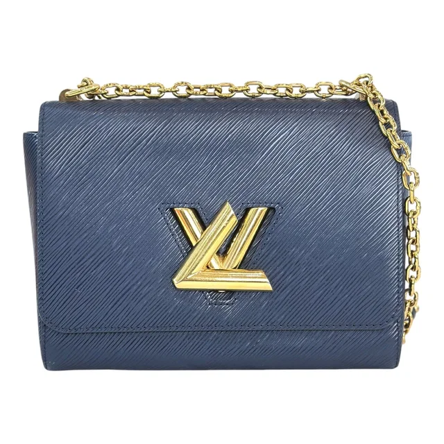 Louis Vuitton Twist MM 23cm Blue Epi Bag in Blue from Luxury Promise