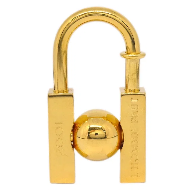 Hermès 2001 Earth Cadena Padlock Gold Small Good in Gold from AMORE Vintage Tokyo
