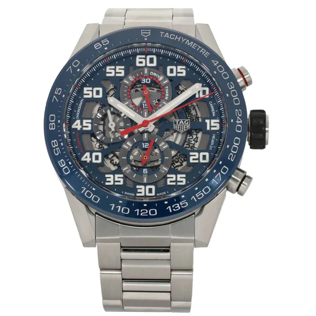 TAG Heuer Carrera CAR2A1K 46mm Stainless Steel Watch from H&T