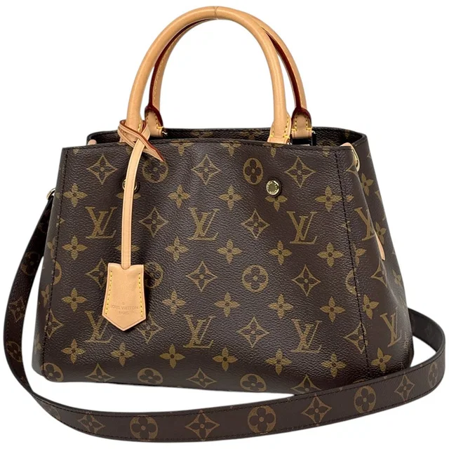 Louis Vuitton Montaigne BB 2-Way Shoulder Bag Monogram Brown in Brown from The Reluxe